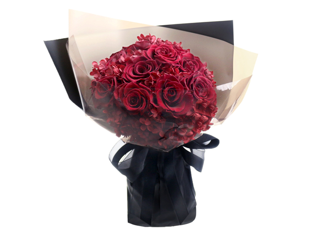 Preserved Forever Flower - Claret Preserved Flower M23 - L36515841 Photo