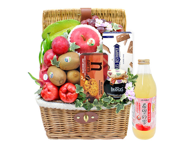 Wine n Food Hamper - Fruit Gift Hamper G10 - L3120045 Photo