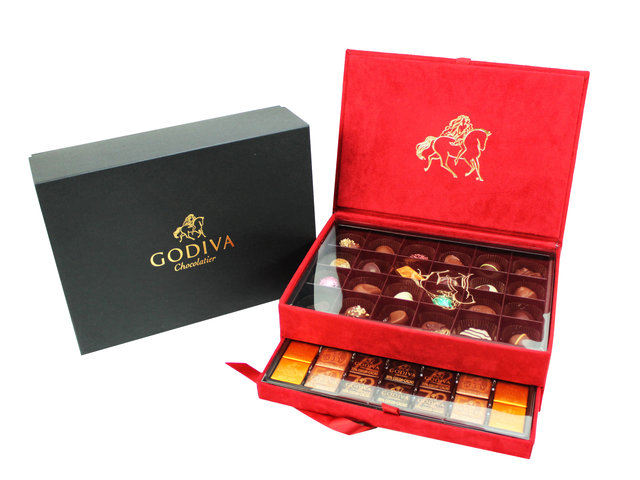 花店附加礼物 - Godiva Luxury Gift Box 30 pcs - L06806 Photo